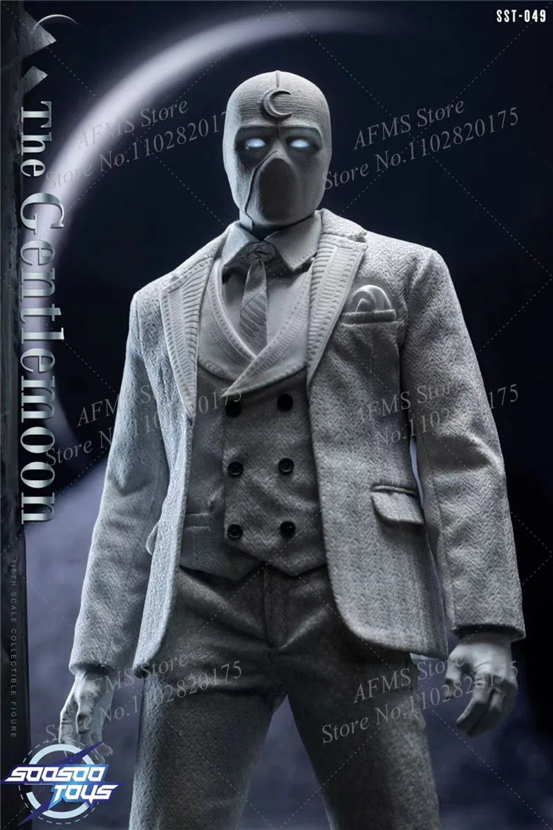 Soosootoys SST-049 1/6 Men Soldier Mr. Knight The Gentlemoon Moon Knight Werewolf By Night Avengers Hero 12Inch Action Figure