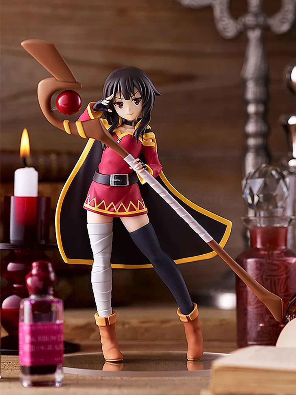 In Stock Genuine Max Factory Prepainted Pop Up Parade Eiga Kono Subarashii Sekai Ni Shukufuku O! Kurenai Densetsu Megumin Gift
