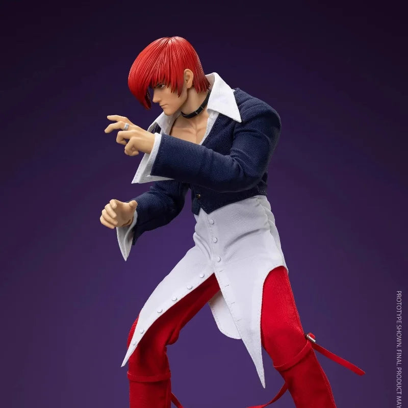 In Stock Tunshi Studio Ts-Xxz-008 1/12 Shf The King Of Fighters'97 Iori Yagami Anime Action Figures Pvc Collectible Model Gifts