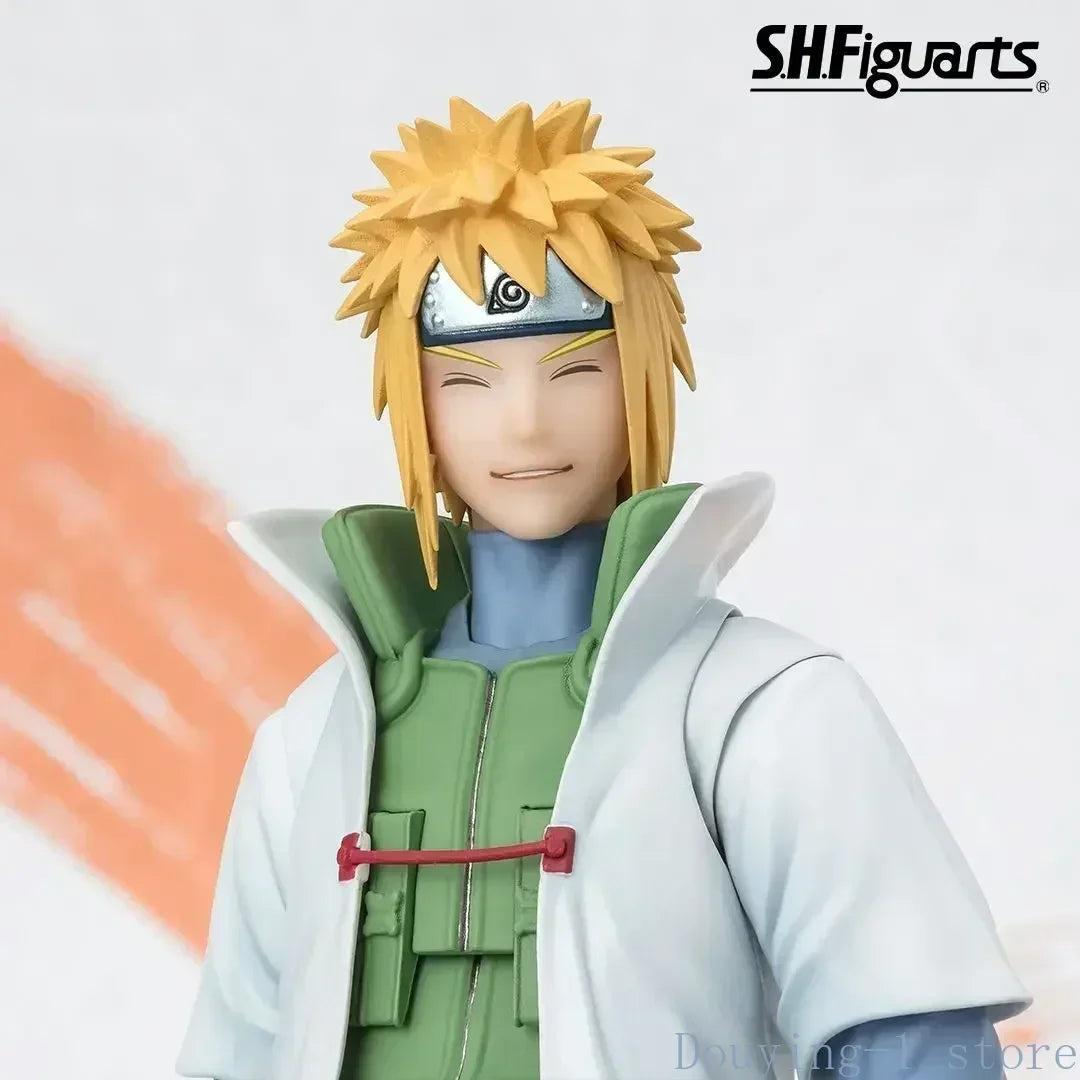 In Stock Bandai Shf  Shippuden Minato  Edition Anime Action Figures Toys Models Figura Collector