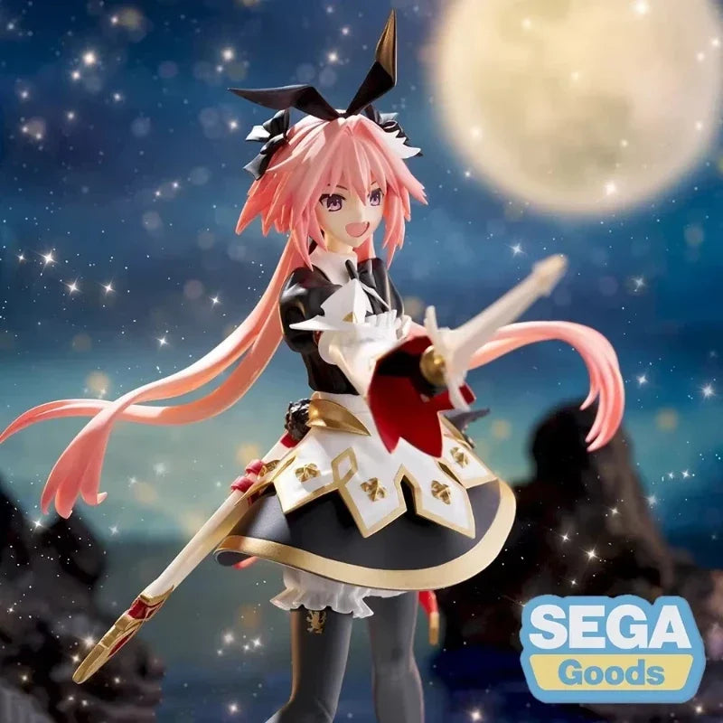 New Sega Original Desktop Model Anime Figures Dolls Collection Toys Astolfo Swordman Figurizm Alpha Fate/Grand Order Astolfo Toy