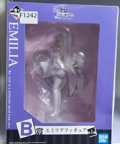BANDAI Ichiban Kuji Re:Life in A Different World From Zero Emilia Beatrice Figure Prize Action Figure Model Desktop Decoration