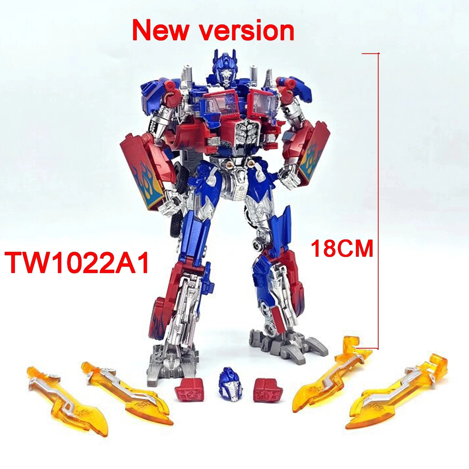 BAIWEI TW1022 Optimus Commander Transformation Toy TW1022EX SS44 Trailer Car Autobot Action Figure Deformation Robot Anime Model