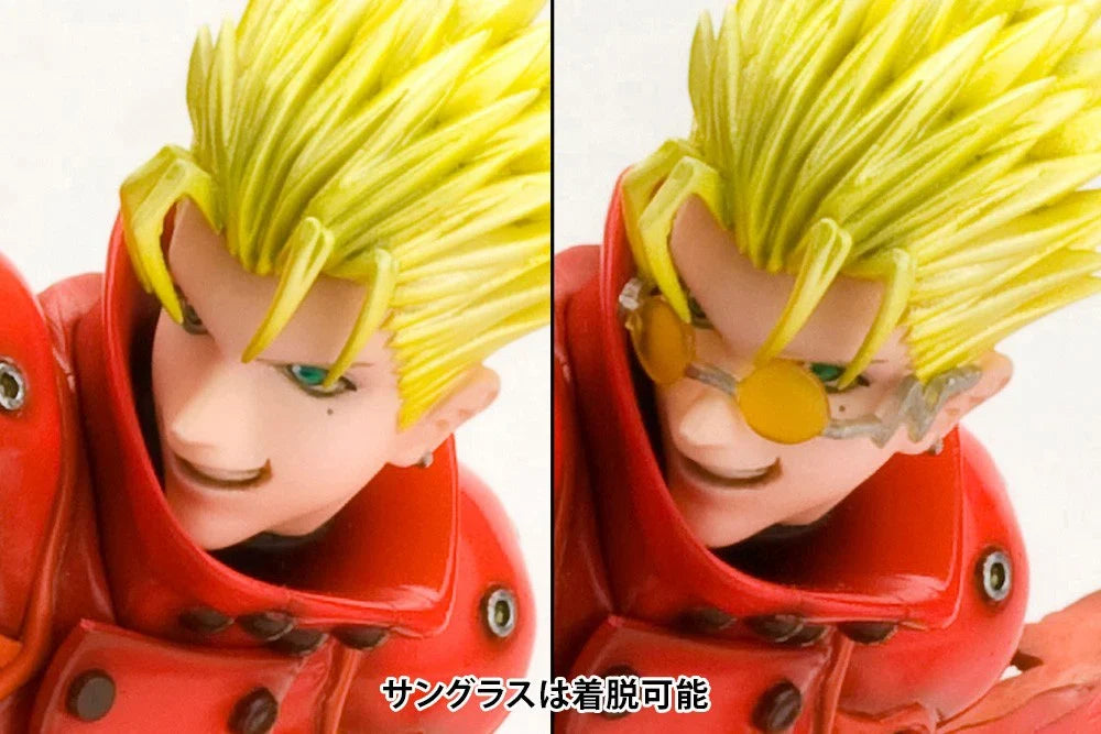 100% Original in Stock Kotobukiya ARTFX J Trigun: Badlands Rumble Vash The Stampede Anime Figure Collection Series Model Toys