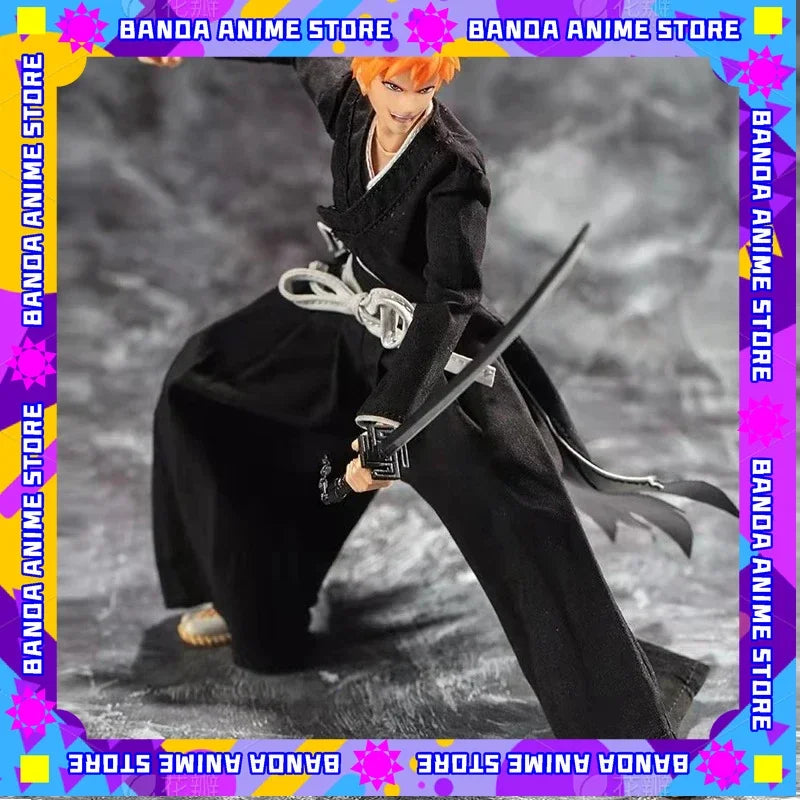 Model GT Bleach Kurosaki Ichigo Aizen Sousuke Ukitake Jushiro Ichimaru Gin 18cm/7inch 1/10 SHF Anime Action Figure Toys Gifts