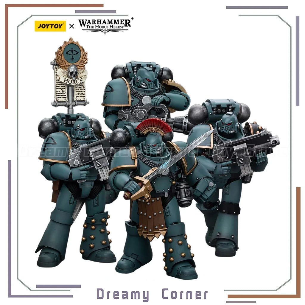 【In Stock】JOYTOY Warhammer 40K Sons of Horus MKIV Tactical Squad 1/18 Action Figure Model Toys