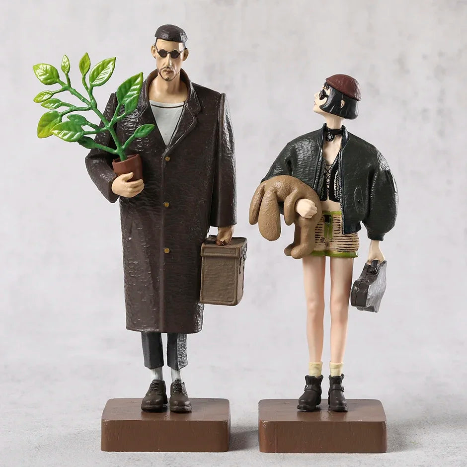 2-pack The Professional Leon Mathilda Figure Figurine Collection Model Doll Toy 14-16cm