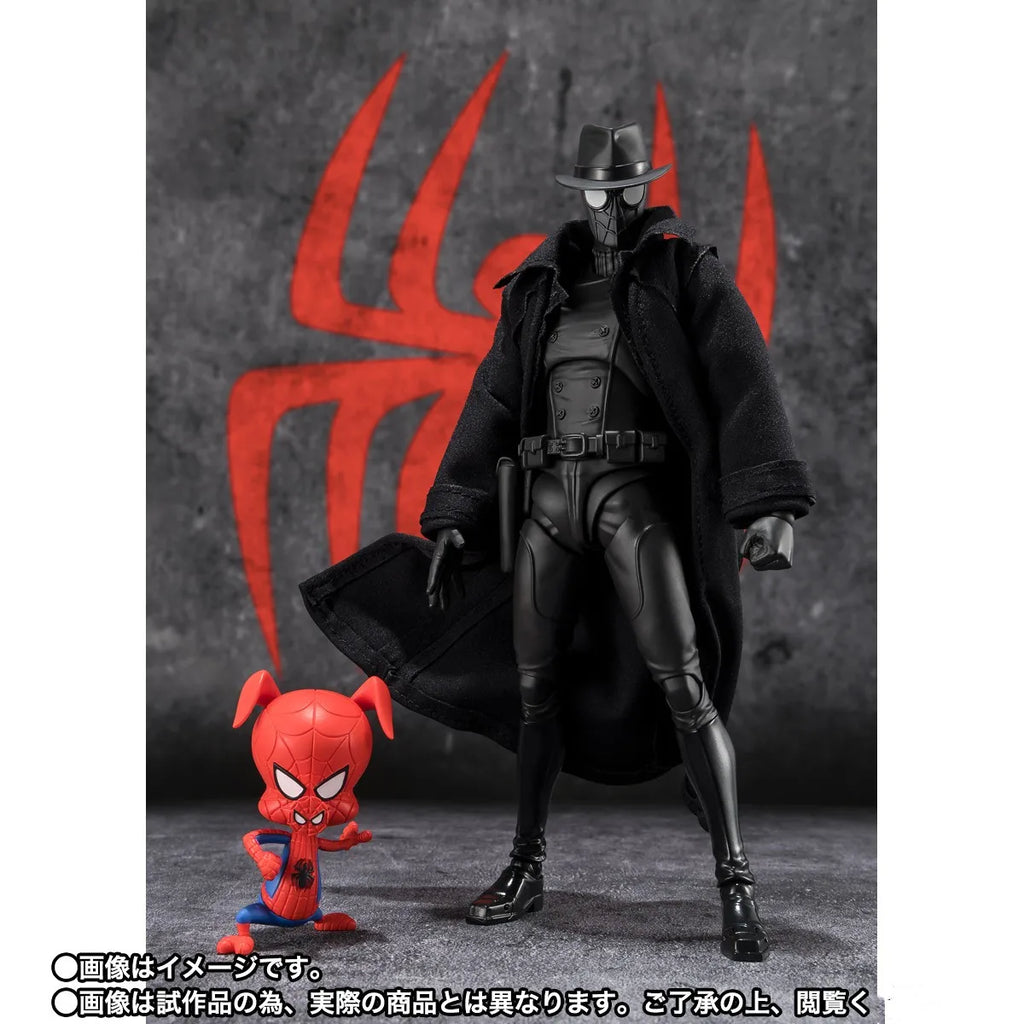 Original BANDAI S.H.Figuarts SPIDER-MAN NOIR Anime Figure Toys SPIDER-MAN ACROSS SPIDER-VERSE PART ONE Spider-Ham PVC Model