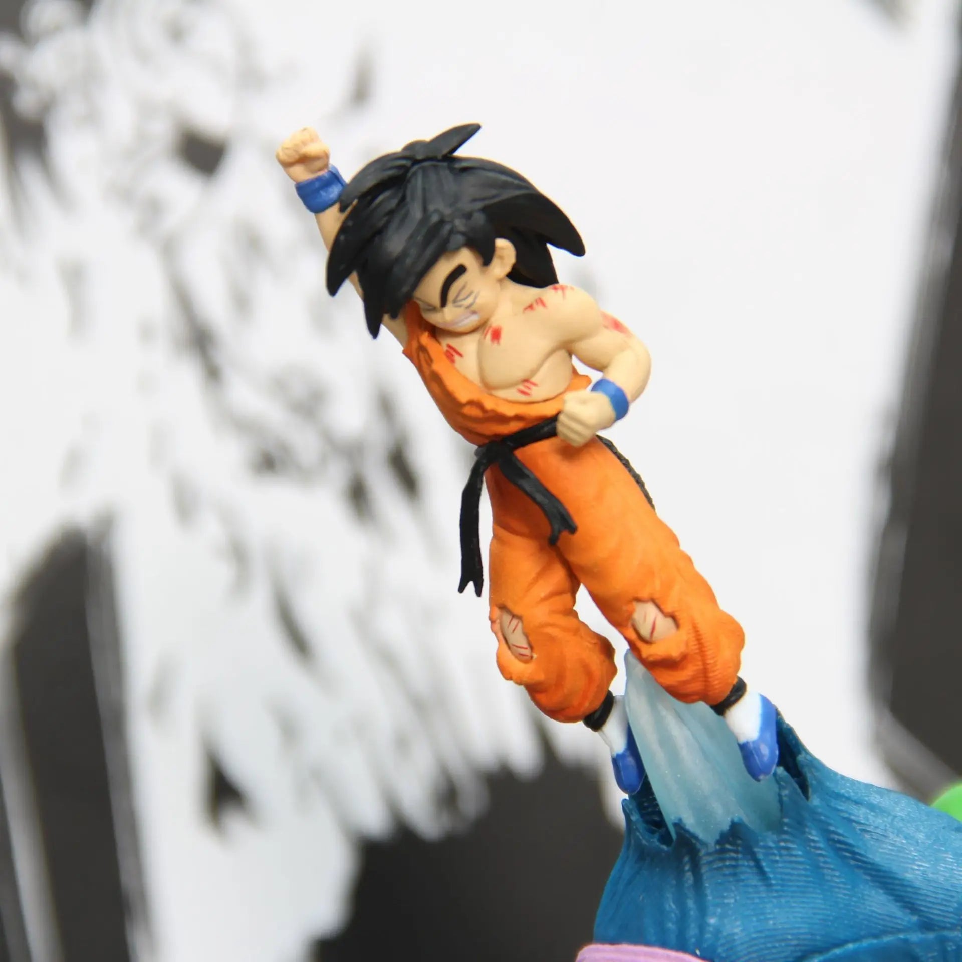 20cm Sky Dragon Ball Piccolo Vs Goku Anime Figure Resonance Model Statue Boys Collection Desktop Decoration Ornament Toys Gifts