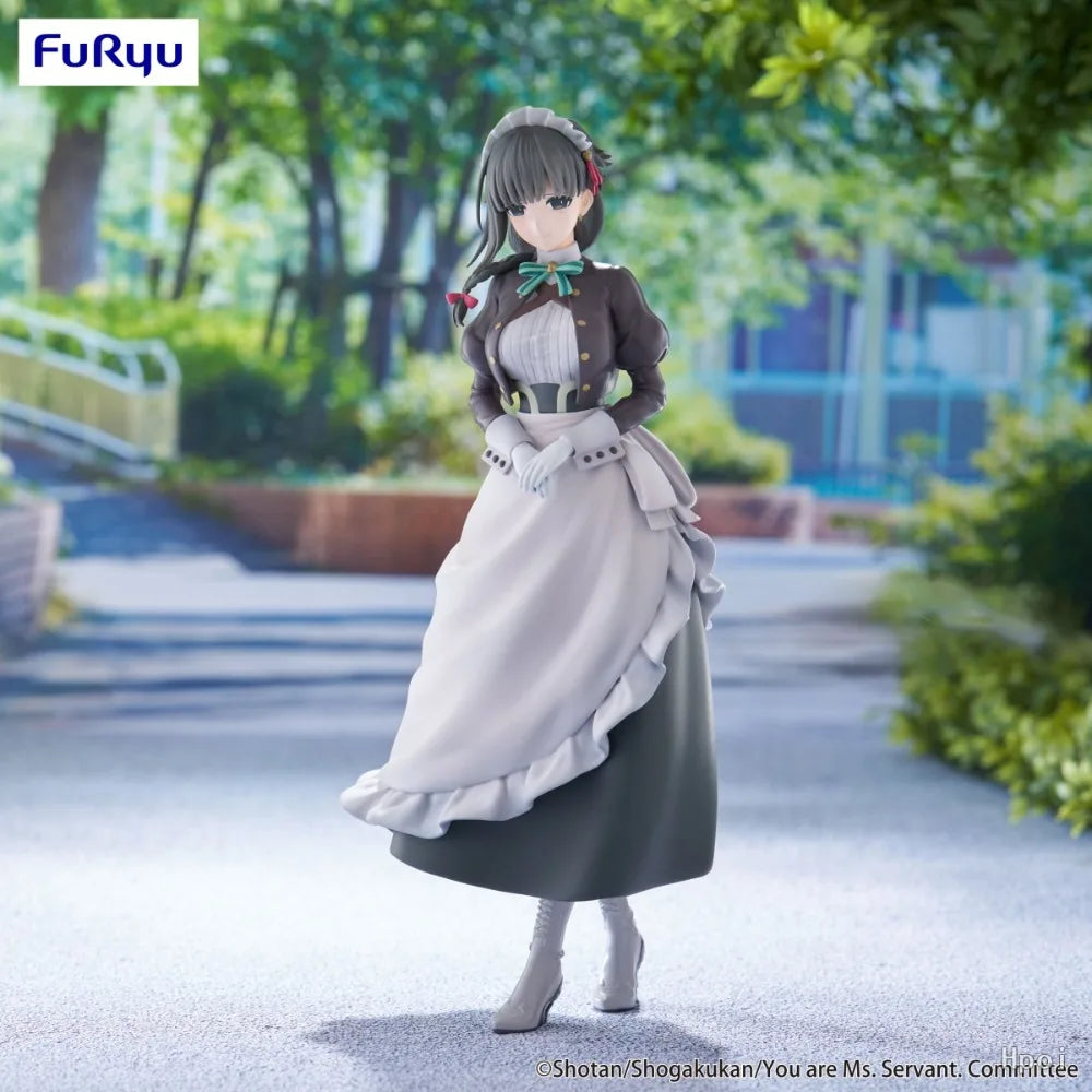 In Stock FuRyu Original Genuine Anime You Are Ms.servant Trio-Try-iT Figure Yuki Xue 20cm Collections Model Toy Figures Gift
