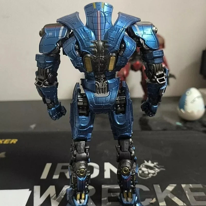 Ling Jihun Pacifics Gipsy Danger Youth Edition 8 Inch 20cm LED Light-Up Model Kit Mecha Action Figures Collectible Toys Gifts
