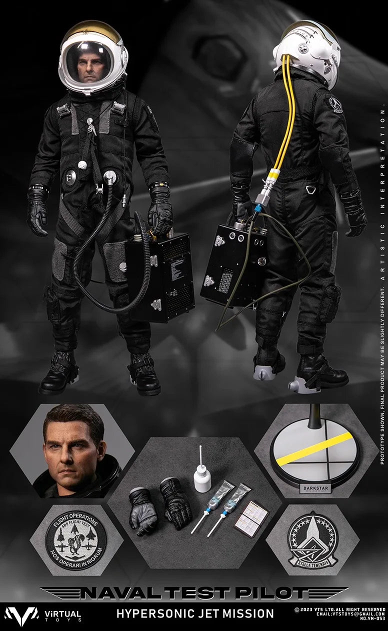 【Auf Lager】Original VTS TOYS VM-053 HYPERSONIC MISSION NAVAL TESTPILOT 1/6 Actionfigur Modell