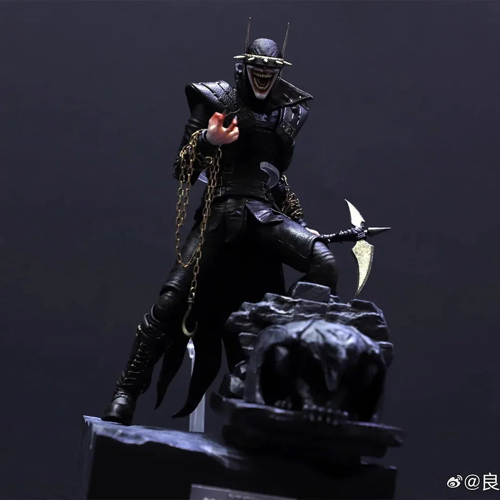 Original LPZZ UPFinegures Dark Nights Metal The Batman Who Laughs Laughing Bat  In Stock Anime Action Collection Figures Model
