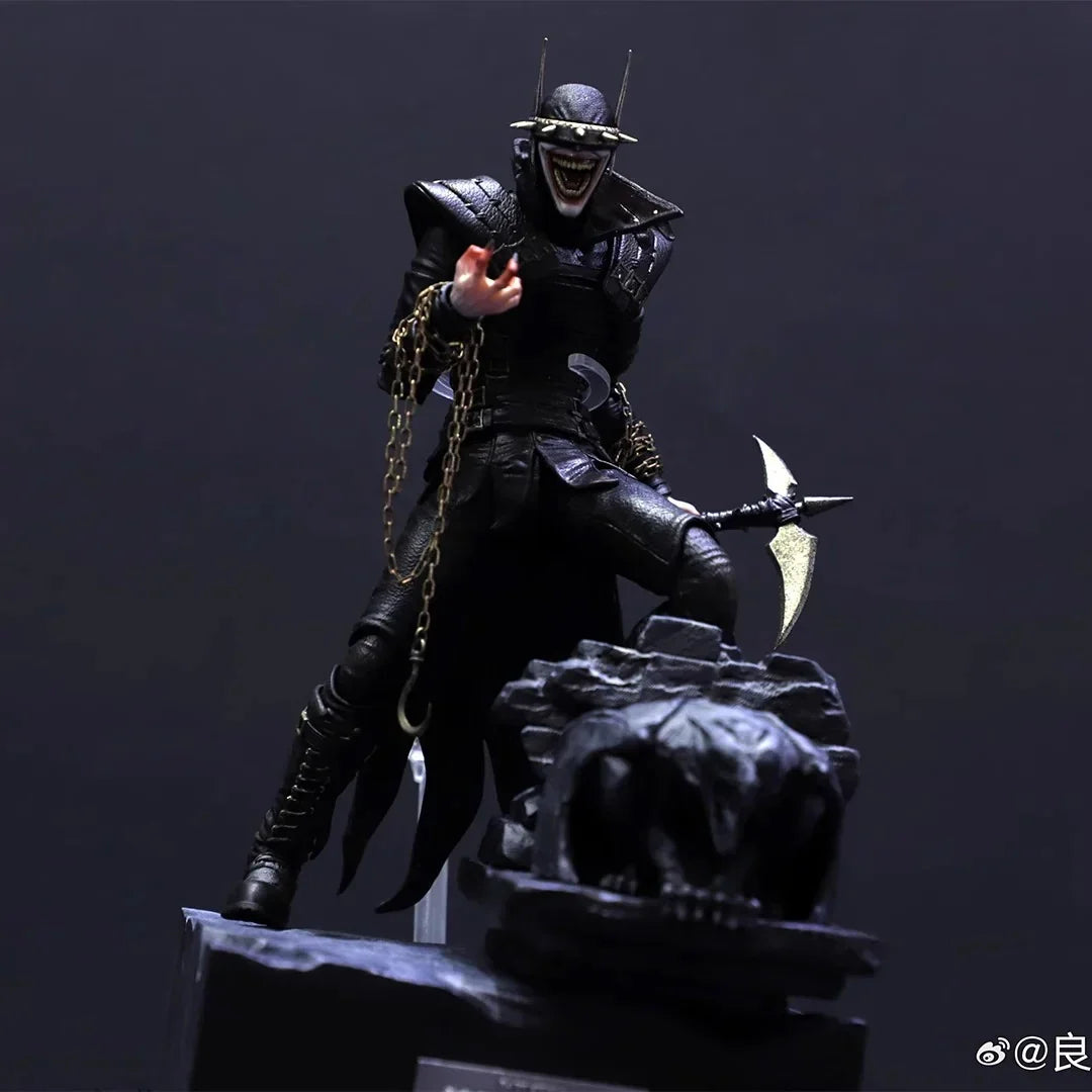 Original LPZZ UPFinegures Dark Nights Metal The Batman Who Laughs Laughing Bat  In Stock Anime Action Collection Figures Model