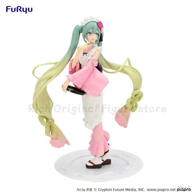 【In Stock】Original FuRyu Exc∞d Creative Figure SweetSweets Series Piapro Hatsune Miku-Matcha Ice Cream Sakura Pink-Anime Figure