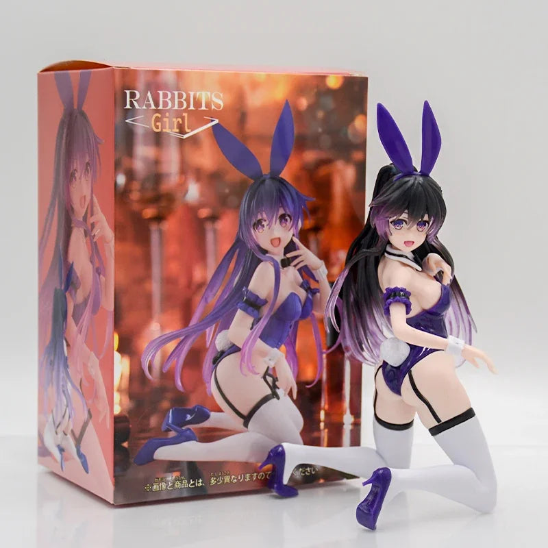 11cm Date A Live V Sexy Anime Girl Figure Kurumi Tokisaki Nightwear Action Figure Tohka Yatogami/Yoshino Figurine Model Doll Toy