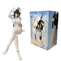 Anime figure Albedo Sitting action figure Albedo swim costume figurine Doll PVC Model Toy Adult Collection Statue Gift