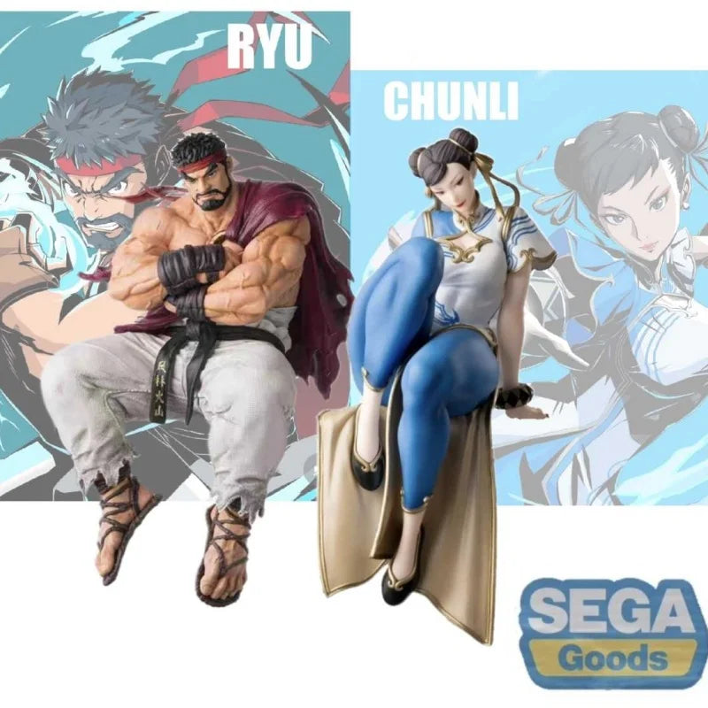 Sega Pm Street Fighter 6 Chun-Li Ryu Action Figure Anime Pvc Model Statue Gk Collectible Toys Desktop Decorative Ornaments Gifts
