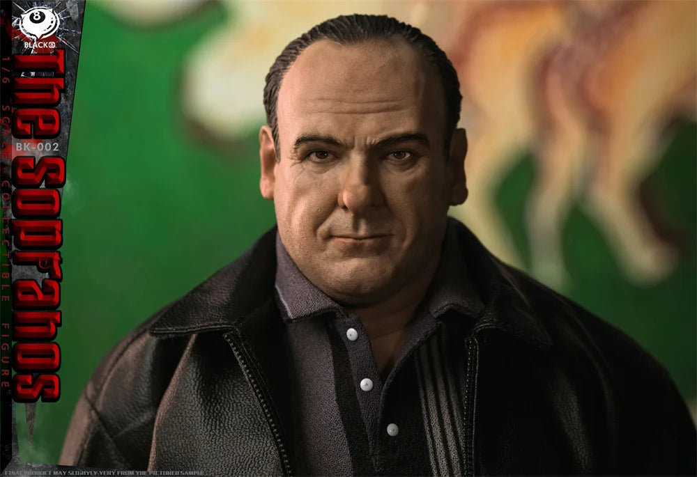 BLACK 8 STUDIO BK-002 1/6 Scale The Sopranos Black Leather Jacket Male Soldier Full Set for 12" Action Figure Model Toys