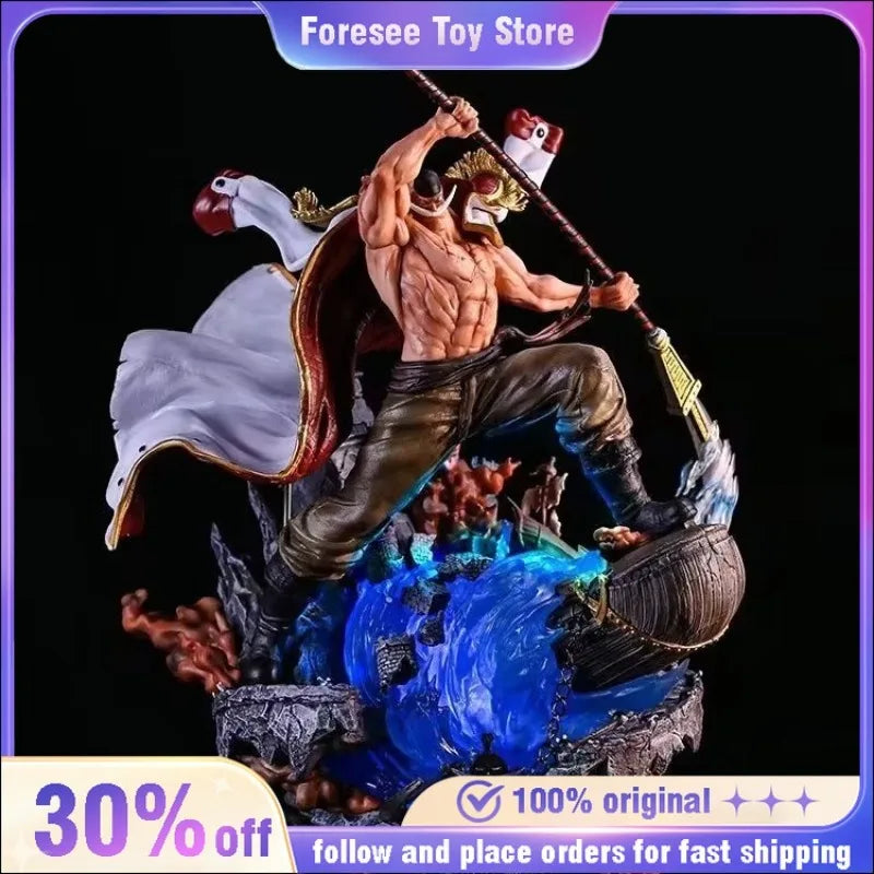 41cm One Piece Edward Newgate Decisive Battle on Top Figure PVC Model Animation Peripherals Decoration Doll Boy Toy Collections
