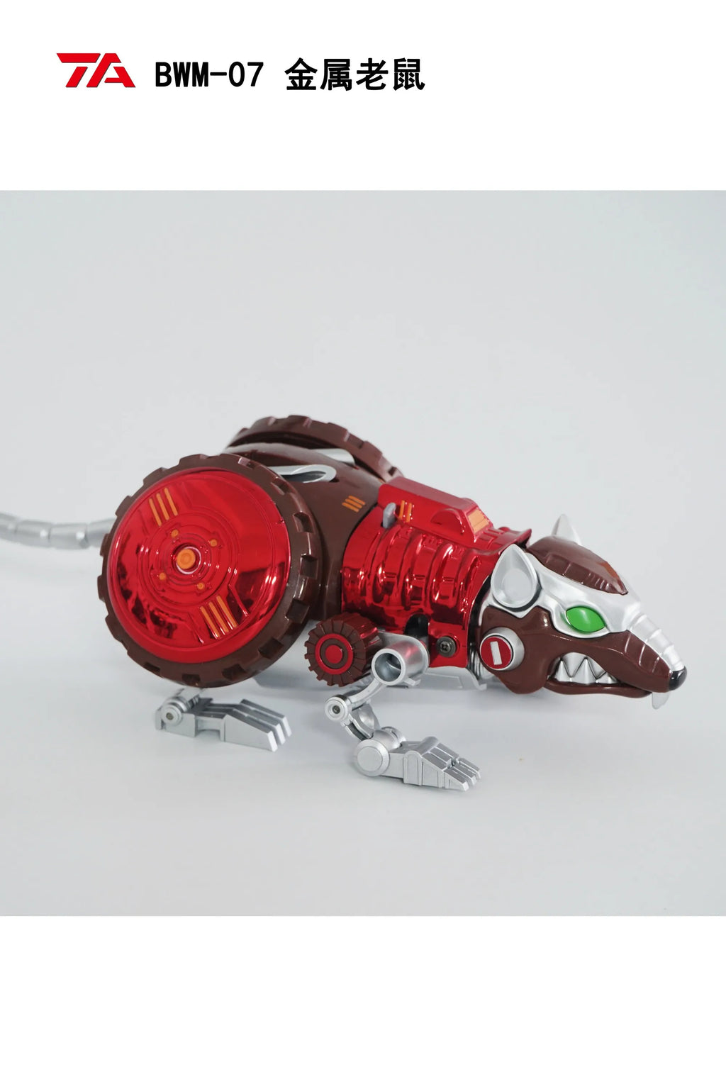 TransArt Toys TA BWM-07  TA METAL Rattrap Beast Wars BW Transformation Action Figure