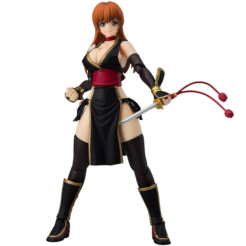 Max Factory Original Figma Kasumi C2 Black Ver. Anime Action Figures Toys for Boys Christmas Gift Collectible Model Ornaments