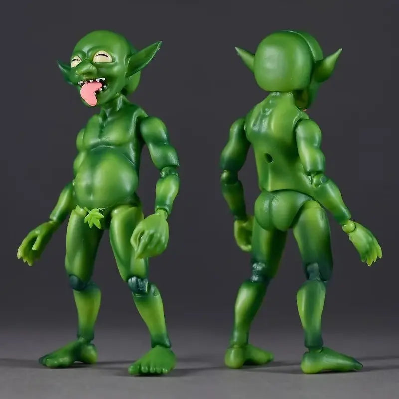 10cm Goblin Kun Figure Monsters Action Figures Figurine Desk Decoration Doll Collection Statue Model Toys Adults Birthday Gifts