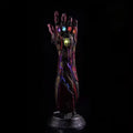 Avengers Endgame MK85 Infinity Gauntlet Replica 1:1 Scale Resin Statue with LED Light Premium Movie Prop Decor & Gift