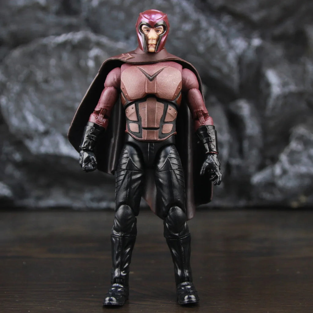 Marvel Legends Young & Old Magneto 6" Action Figure 2000 X-Men Film Movie Toys Doll Model From Professor X 2 Pack