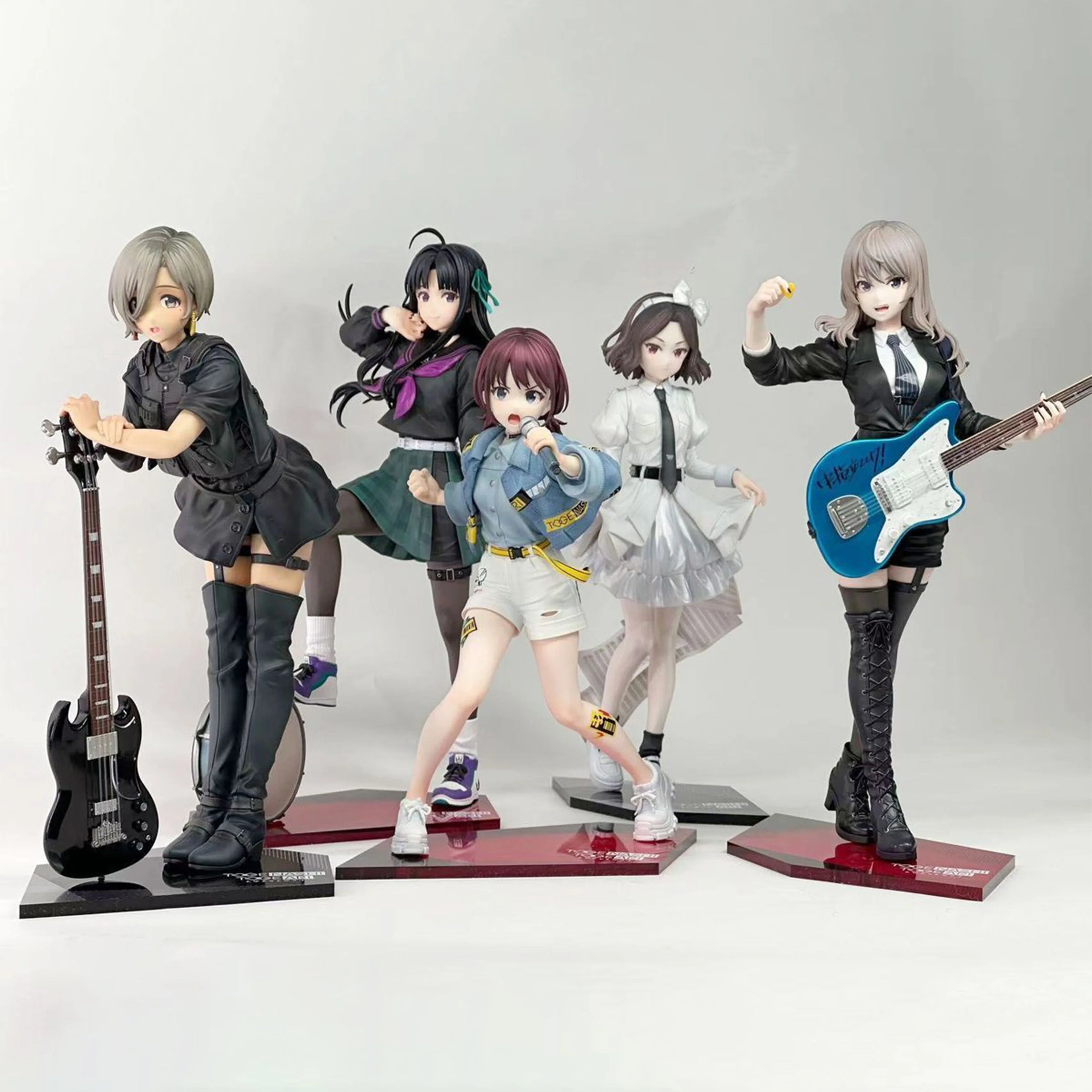  Anime Girls Band Cry Figrue Iseri Nina Figures Ebizuka Tomo Subaru Awa Rupa Kawaragi Momoka Statue Collection Doll Toys Gifts