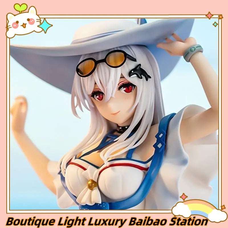 Arknights Skadi Game Character Swimsuit Beach Summer Ver Pvc Anime Figure Collectible Desktop Display Decor Model