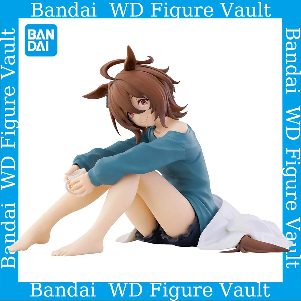 In stock Bandai Uma Musume Pretty Derby Relax time Agnes Tachyon Manhattan Cafe Virsina Satono Diamond Figures Genuine Boxed Toy