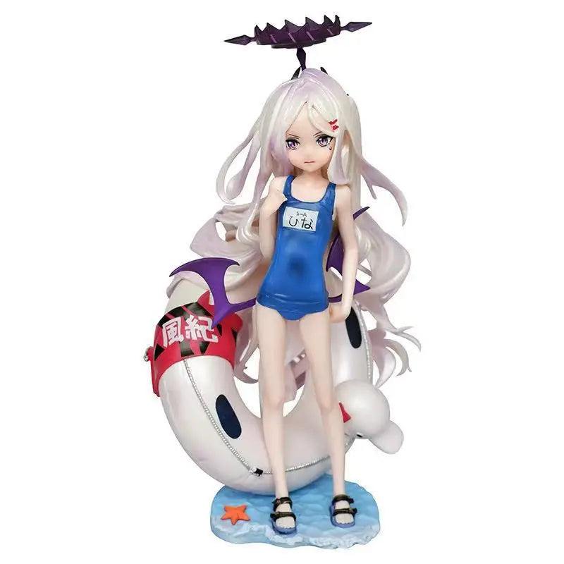 Blue Archive Hina Sorasaki Swimsuit Anime Girl Figure Collectible Model Desktop Decoration Gift For Anime Fans Otaku Collection