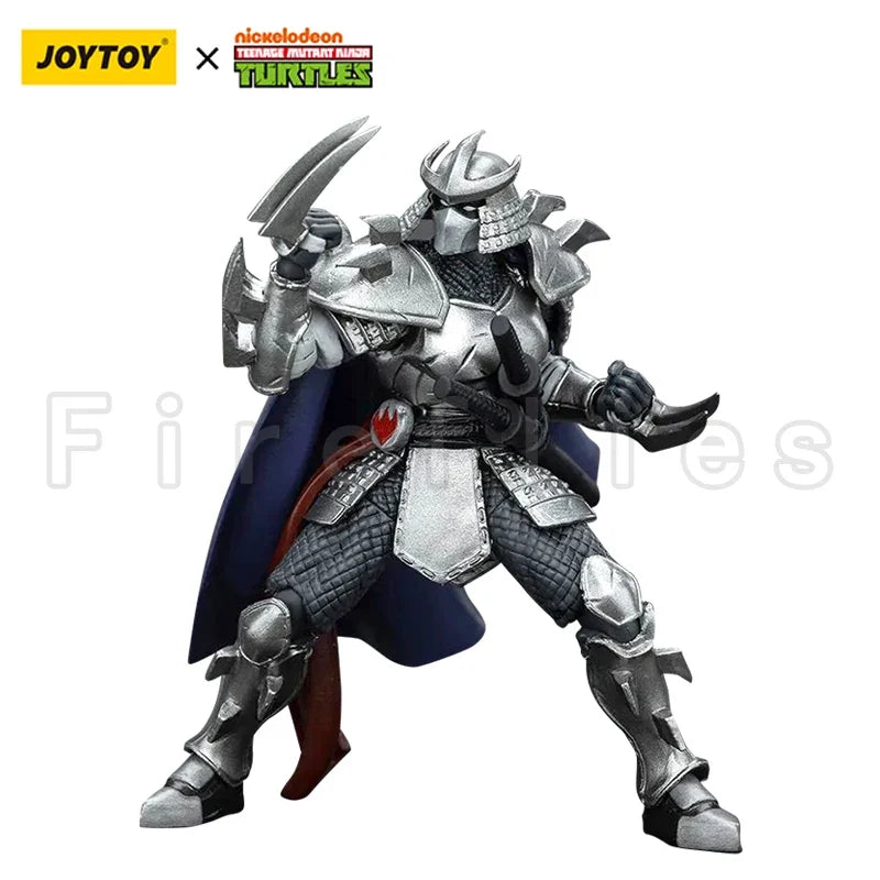 1/18 JOYTOY Action Figure Turtles Shredder Foot Clan AB Re-issue Version Anime Model Toy