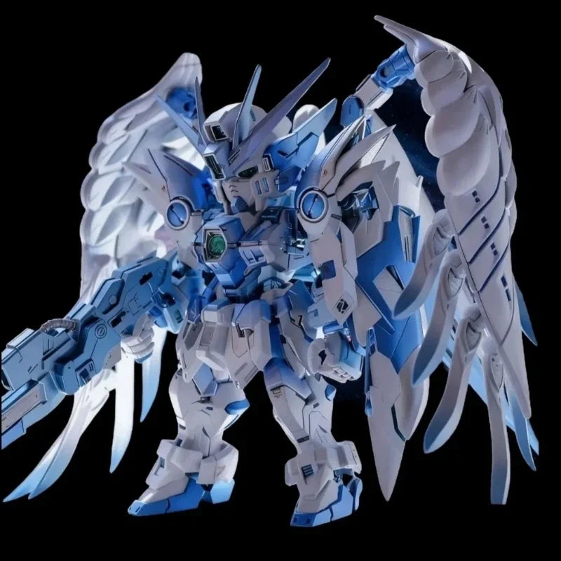 New MGSD Glacier Blue Gradient Wing Assembly Model Kit Action Figures Toys With Water Decals Display Stand Desktop Collectible