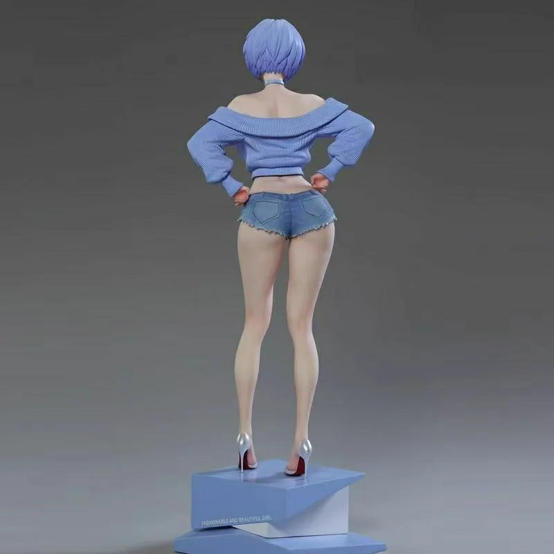 Ayanami Rei Figure Sexy Girls Figure Figurine Anime Periphery Model Statue Doll Collection Desk Decoration Toys Christmas Gifts