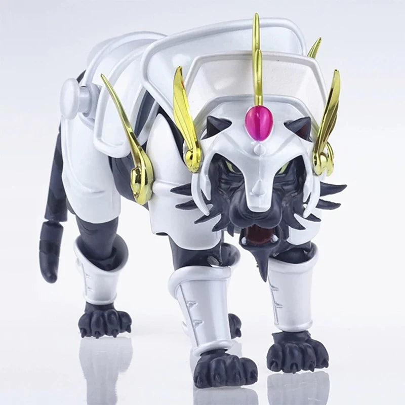 Koo Model Action Figure Yoroiden Samurai Troopers Ronin Warriors Black Flame King Black Tiger  Movable Alloy Anime Figure Toys