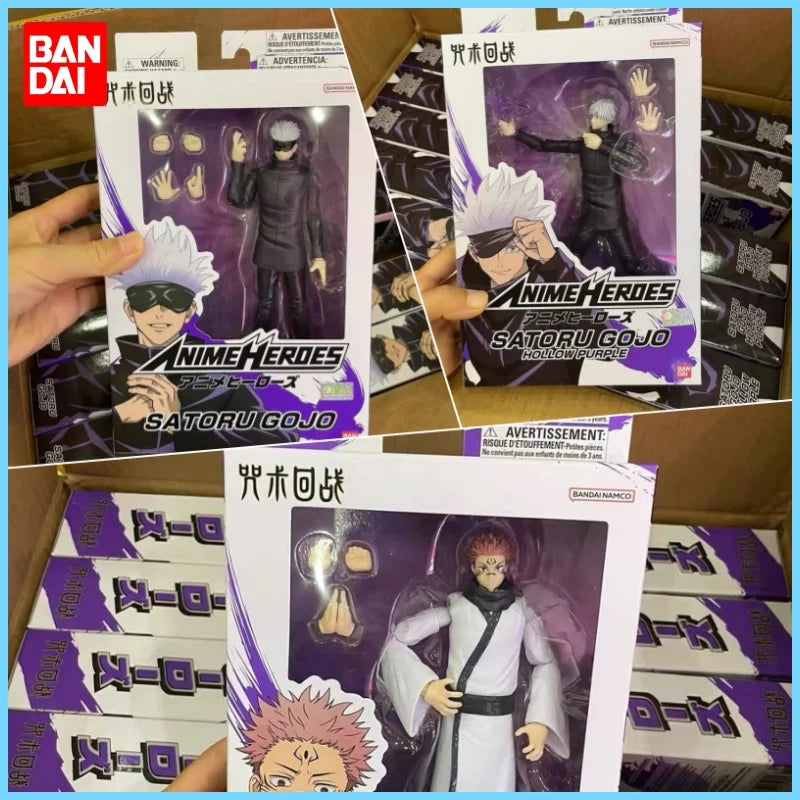 Heiß 17cm Bandai Original Jujutsu Kaisen Actionfigur Gojou Satoru Itadori Yuji Fushiguro Megumi Action Anime Geburtstagsgeschenk Spielzeug
