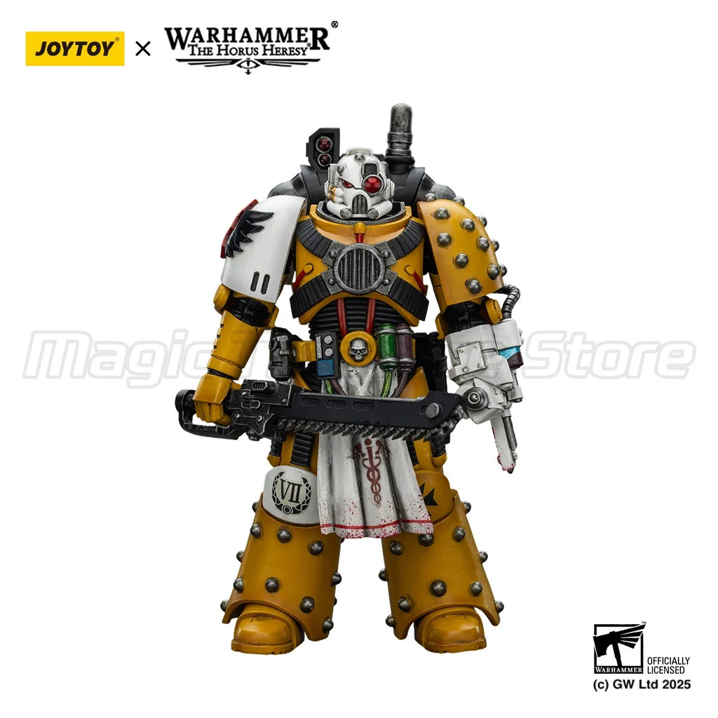 【MT】Original JOYTOY Warhammer 40K Imperial Fists Legion Apothecary 1/18 Action Figure Toys