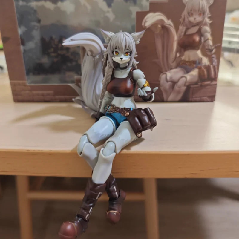 In Stock Adventure Squad Fox Girl Action Figure Repairman Style 1/12 Mobile Finished Figure Model Customized Gifts
