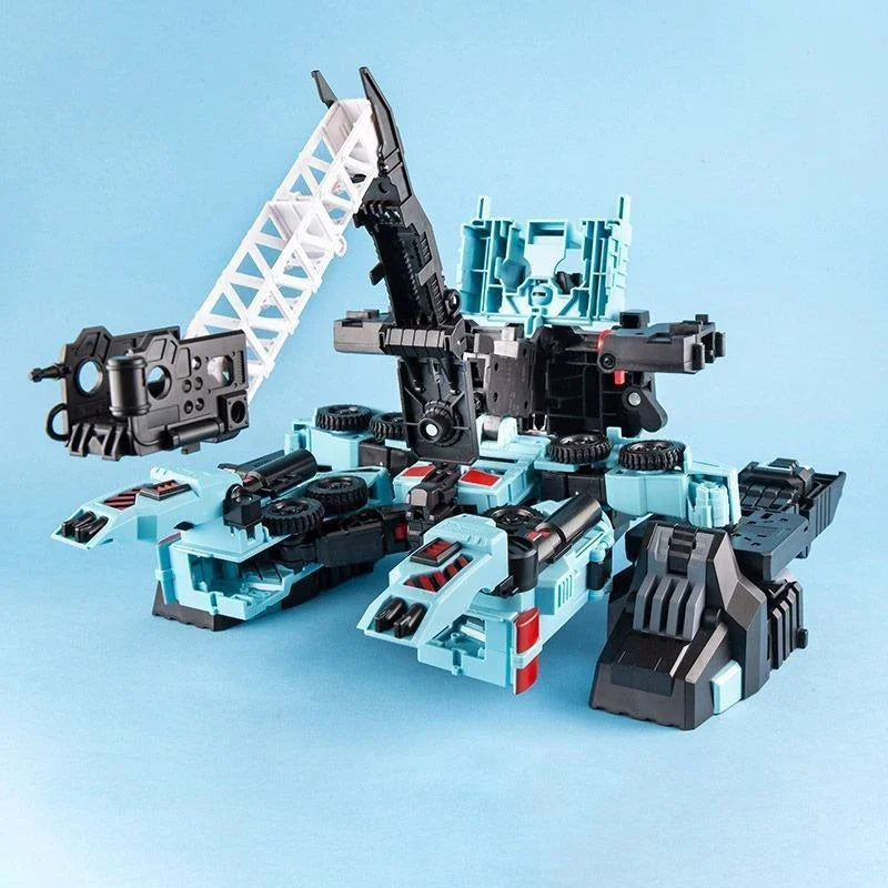Newest 5 in 1 Demon Knight Defensor Oversized dk05 Transformation Robot Action Figures Toy Model Deformation Car DK01-04 A SET