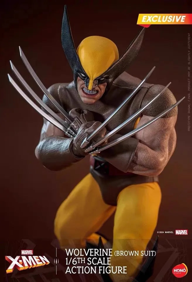 In Stock Original HOTTOYS HT Hono Studio HS03 1/6 Scale Wolf Uncle Brown Battle Suit Version 12'' Action Figure Collectible