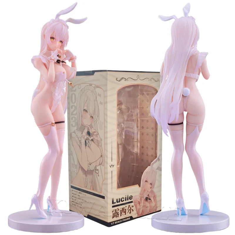 26cm Lucile Illustrated by Yuge Bunny Girl Anime Figure Alice Action Figure Hentaii Figure Adult Collectible Model Doll Toy Gift