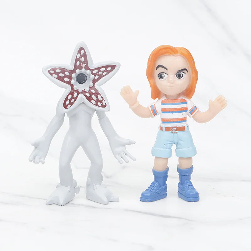 New 6PCS Q Version Figure Wholesale Steve Monster Handheld Figures with Bagged Small PVC Dolls Desktop Decora Gifts