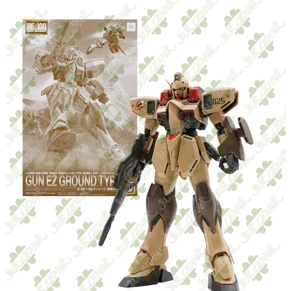 BANDAI Official GUNDAM RE Series 1/100 ZMT-S126G SHOKEW AMX-107R REBAWOO Limited & Special Versions Anime Action Figure