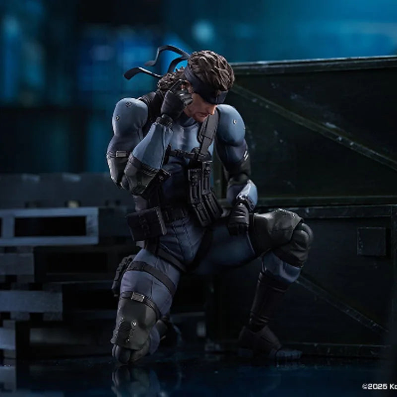 Max Factory Original Figma 645 Solid Snake 160mm Anime Action Figures Toys for Boy Christmas Gift Collectible Model Ornaments
