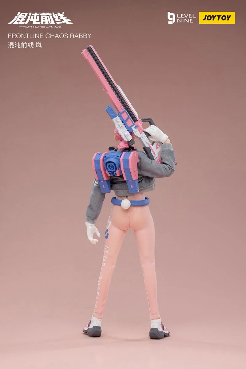 JOYTOY FRONTLINE RABBY 1/12 Women Soldier Rabbit Girl Warrior Kawaii Fighting Beauty Lan Dolls Full Set 6Inch Action Figure