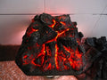 Elektrische Kamin Simulation Kohle Dekoration Kohle Flammenlampe Lagerfeuer Requisiten Museum Ausstellung Halle Dekorationen