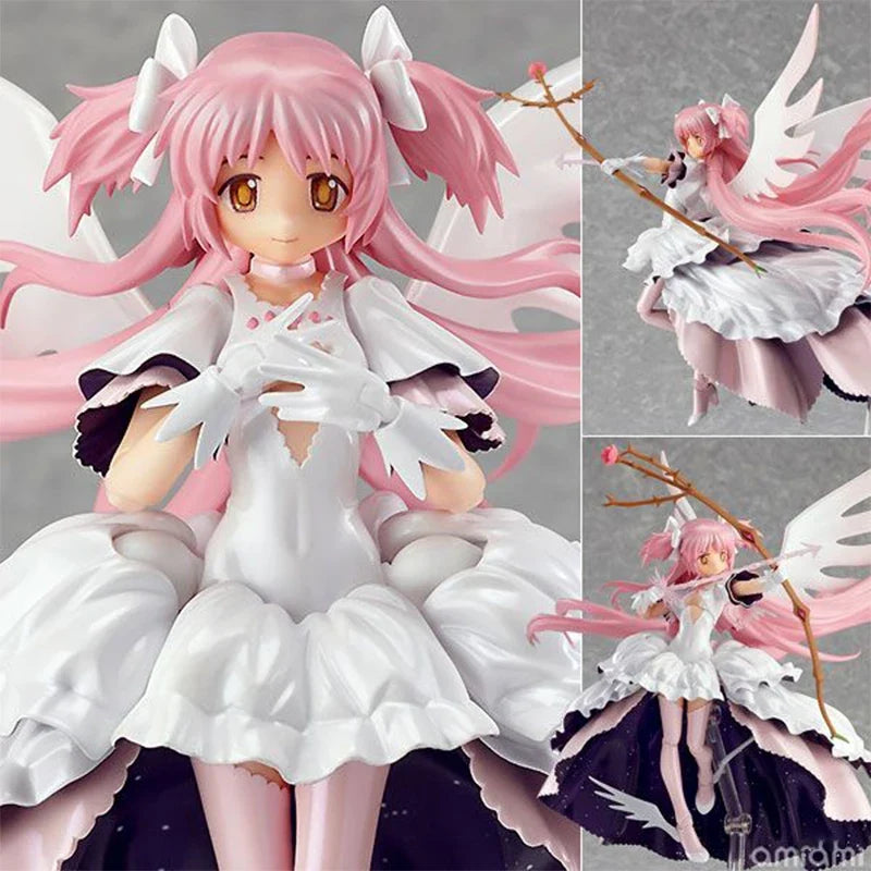 Original In Stock Max Factory Figma 165 Madoka Kaname PUELLA MAGI MADOKA MAGICA Anime Figure Boxed Brand New Toy Gift Model