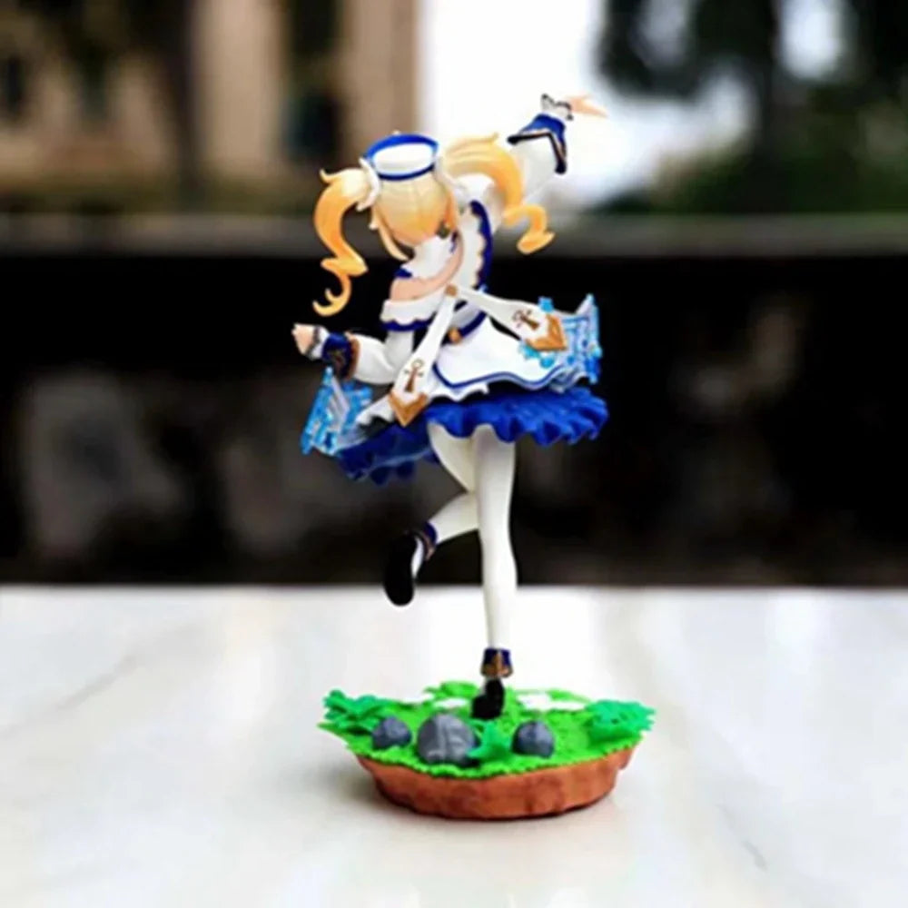 20cm Lumine Anime Game Figure Genshin Figure Barbara Aether Figurine Collectible Model Doll Toy Gift Action Figure PVC Boxed